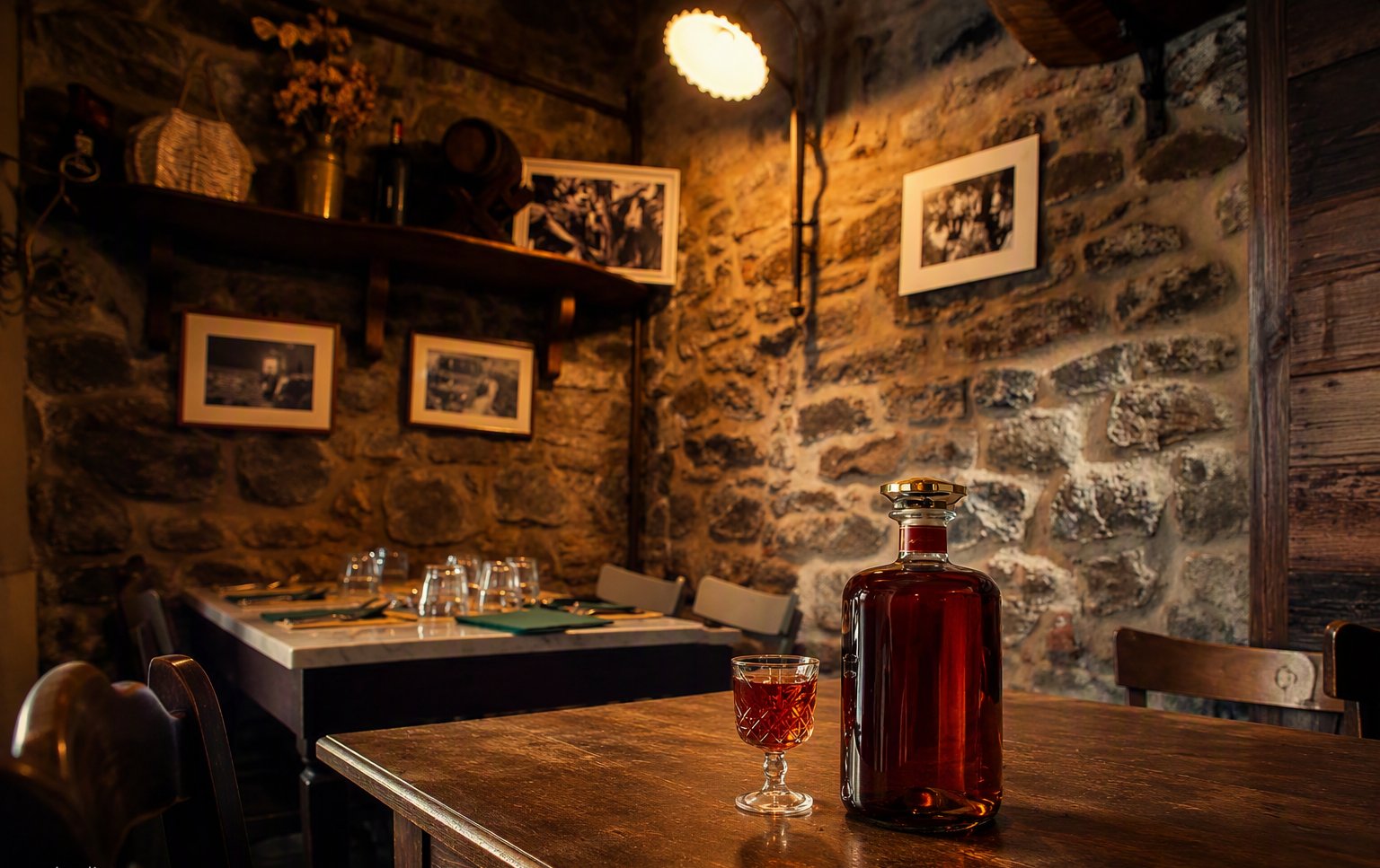 L'angolo in pietra dell'osteria